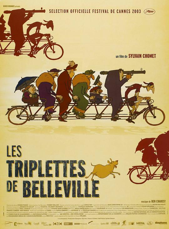 疯狂约会美丽都 Les triplettes de Belleville (2003)