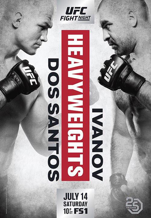 UFC Fight Night 133：多斯-桑托斯 vs伊万诺夫 UFC Fight Night 133: dos Santos vs. Ivanov (2018)